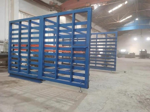 森沃仓储：抽屉式板材存储架（板材货架、板材架）工厂调试