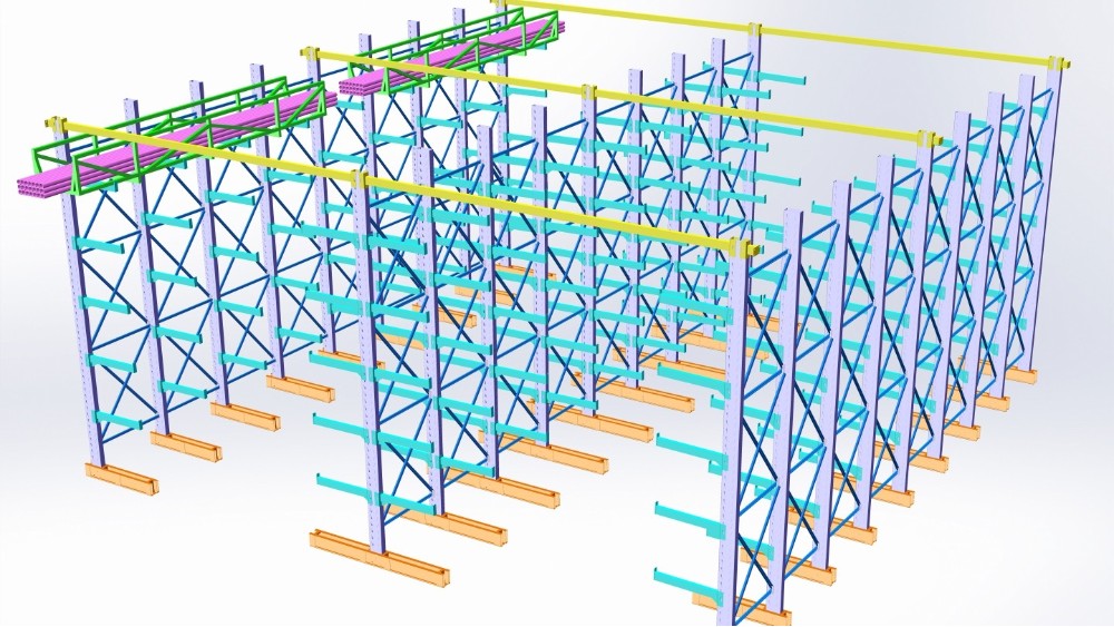 仓库货架供应商：非标定做悬臂货架案例分享