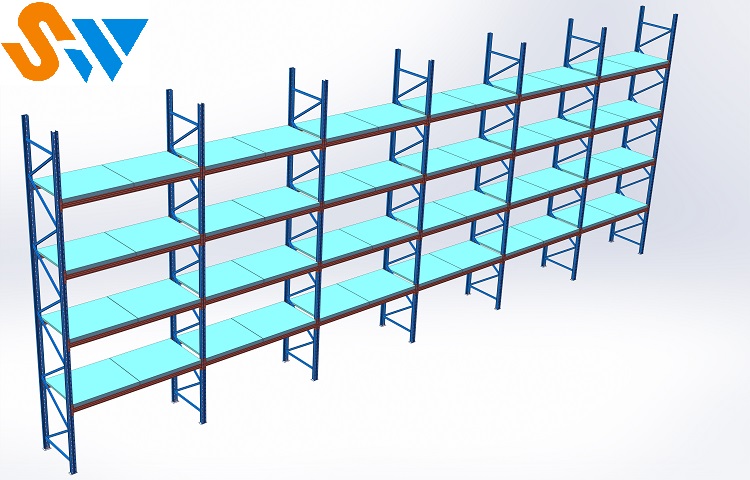 森沃仓储层板货架 (1)