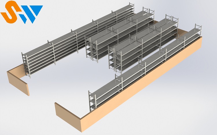 森沃仓储层板货架 (2)