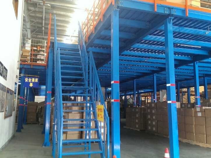 二层货架平台：为零售仓储量身定制